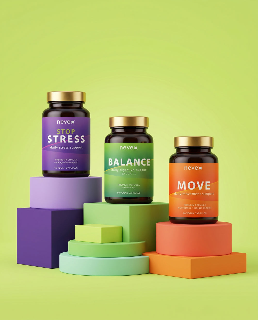 Pair Stop Stress with your full Nevex system.